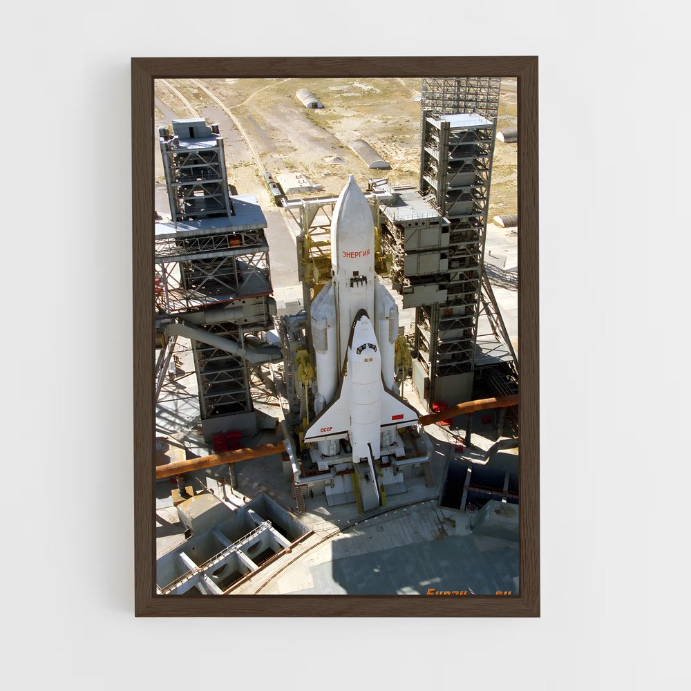 Poster fascinant du programme spatial soviétique – affiche Espace rétro (vue 5)
